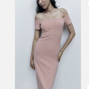 Zara rose/blush/pink dress